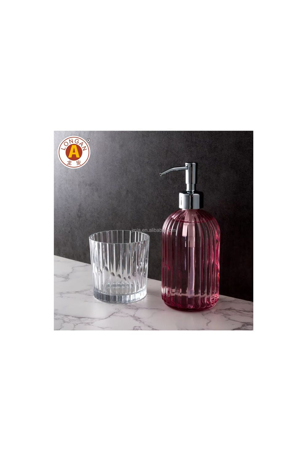 Distributeur de savon en verre 420 ml